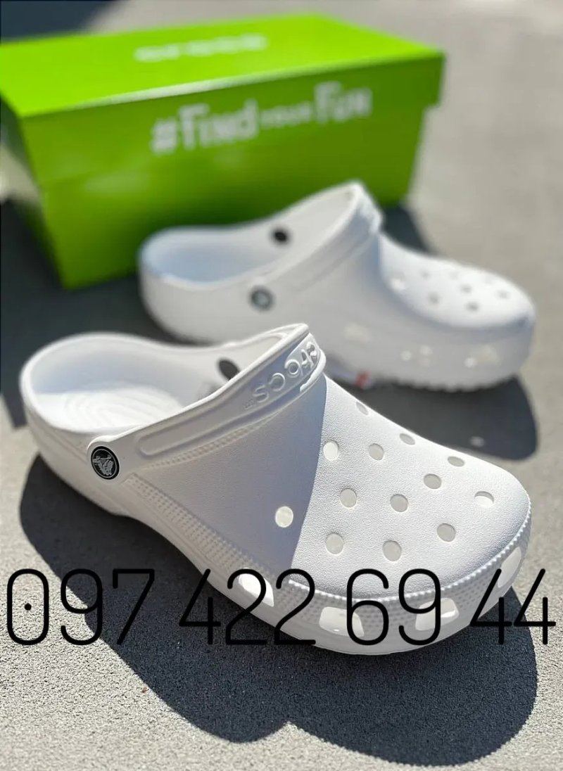 Сабо Crocs Classic! Купити крокси Classic Crocs Bone — фото 3