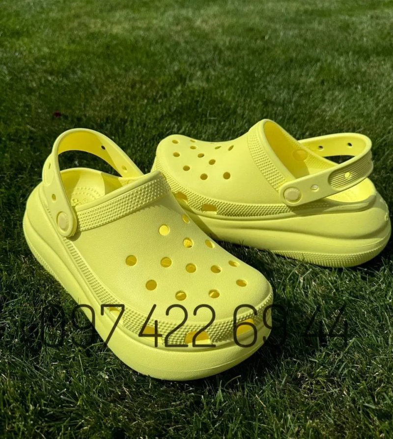 Сабо класік жіночі Крокс Crocs Classic Crush беж білі чорні — фото 3