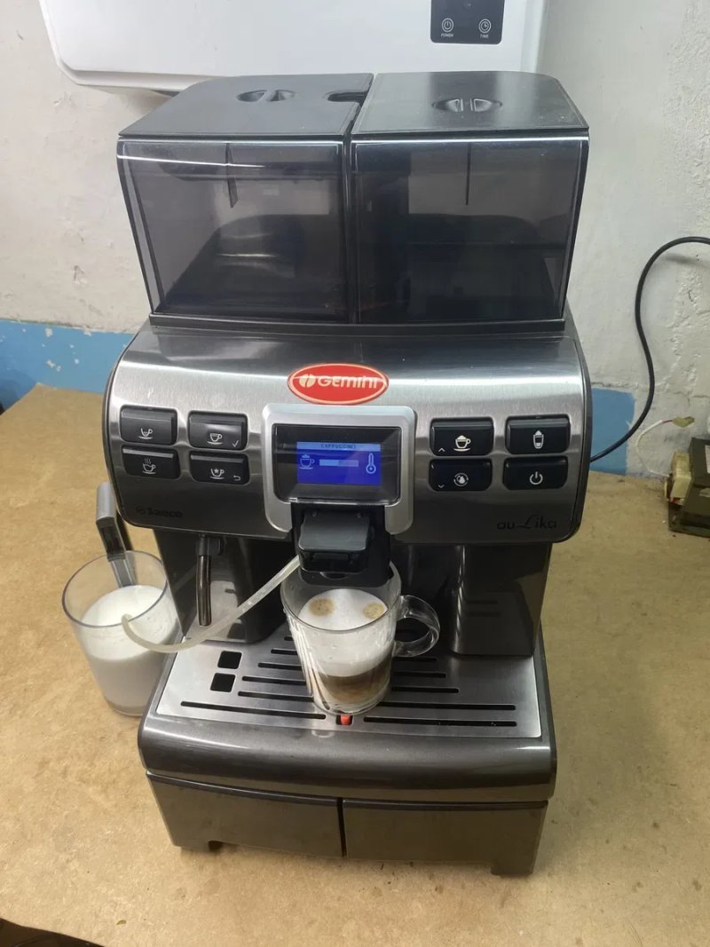 saeco aulika top high speed cappuccino кофемашина для бізнесу кавомашина для магазину !philips delonghi jura — фото 2