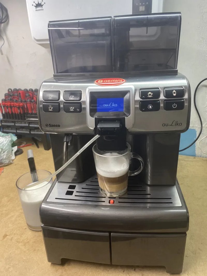 saeco aulika top high speed cappuccino кофемашина для бізнесу кавомашина для магазину !philips delonghi jura — фото 7