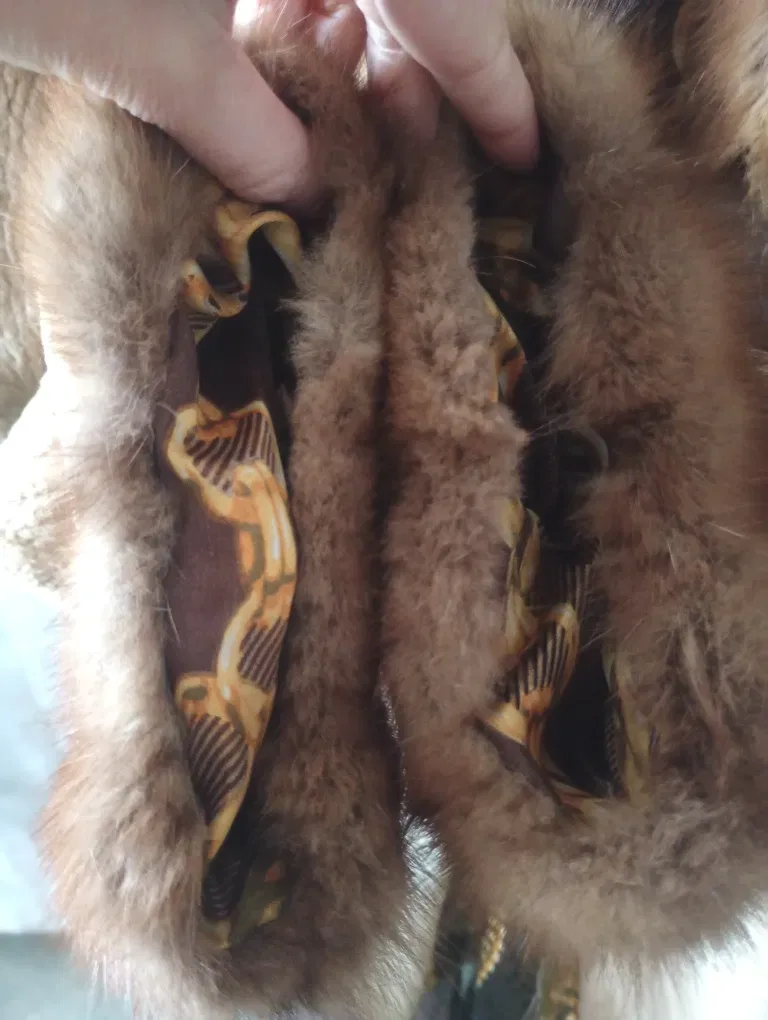 Saga furs. Ог 104см. Норковая шуба с соболем. — фото 4