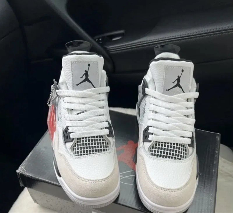 ‼️SALE‼️1/1 ORIGINAL Jordan 4 Retro 36 37 38 39 40 41 42 43 44 45 на флісі — фото 2