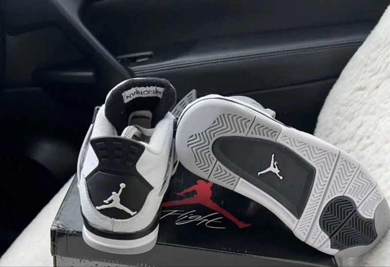 ‼️SALE‼️1/1 ORIGINAL Jordan 4 Retro 36 37 38 39 40 41 42 43 44 45 на флісі — фото 3