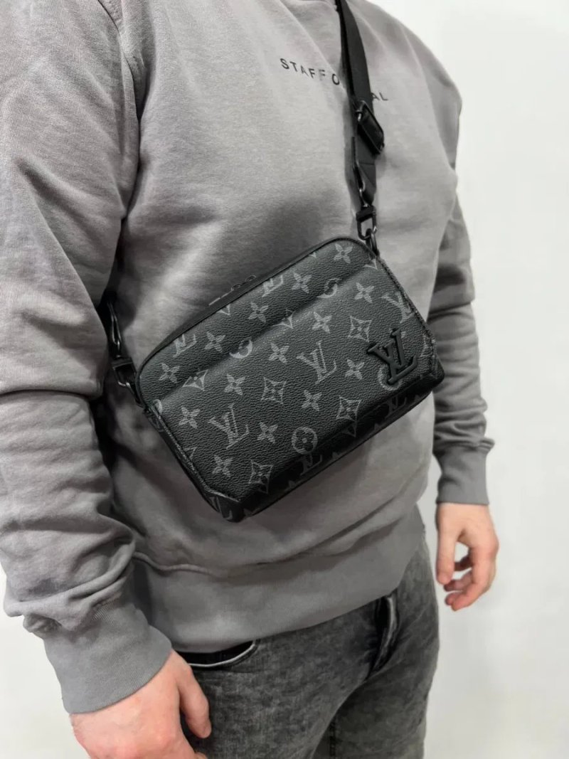 ‼️SALE‼️ Без предоплат! Сумка Louis Vuitton / Сумка чоловіча луи витон. Сумка через плече, кроссбоди LV. Сумка луї віттон монограмм. Туреччина — фото 5