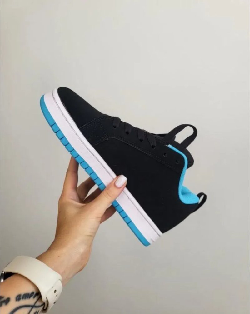 ‼️SALE‼️ Кросівки DC Court Graffik Black Pink 36 37 38 39 40 Розміри — фото 2