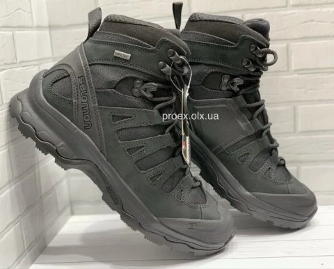 SALOMON Quest 4D Forces 2 Black | Тактические ботинки | GTX | ВСУ, полиция