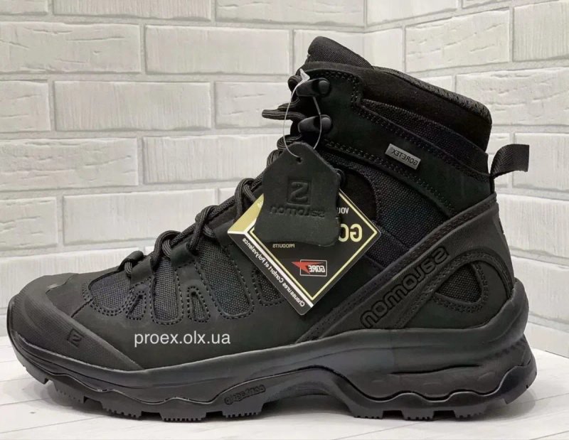 SALOMON Quest 4D Forces 2 Black | Тактические ботинки | GTX | ВСУ, полиция — фото 2