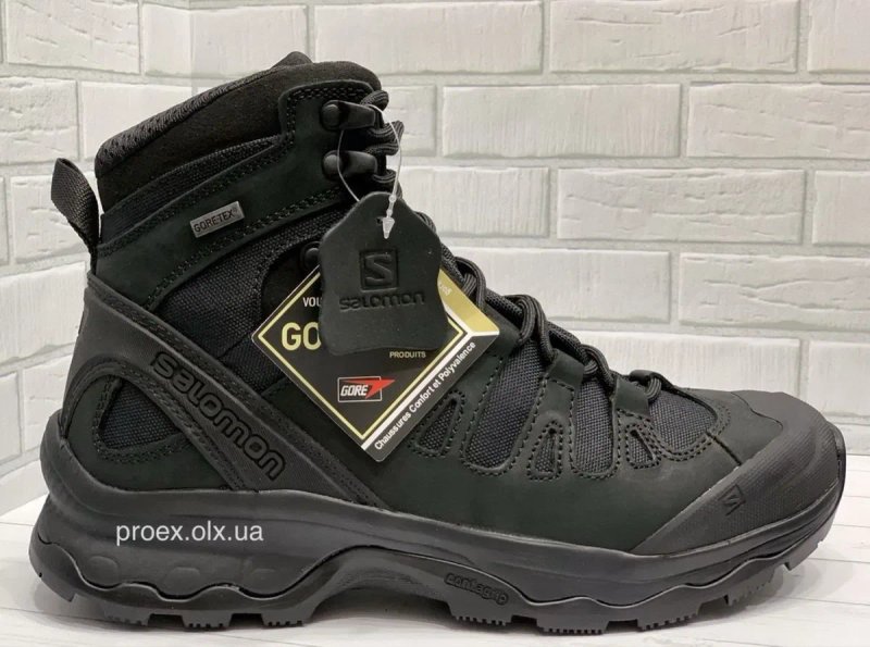 SALOMON Quest 4D Forces 2 Black | Тактические ботинки | GTX | ВСУ, полиция — фото 3
