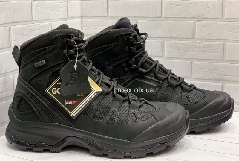 SALOMON Quest 4D Forces 2 Black | Тактические ботинки | GTX | ВСУ, полиция — фото 4