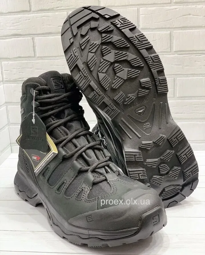 SALOMON Quest 4D Forces 2 Black | Тактические ботинки | GTX | ВСУ, полиция — фото 5