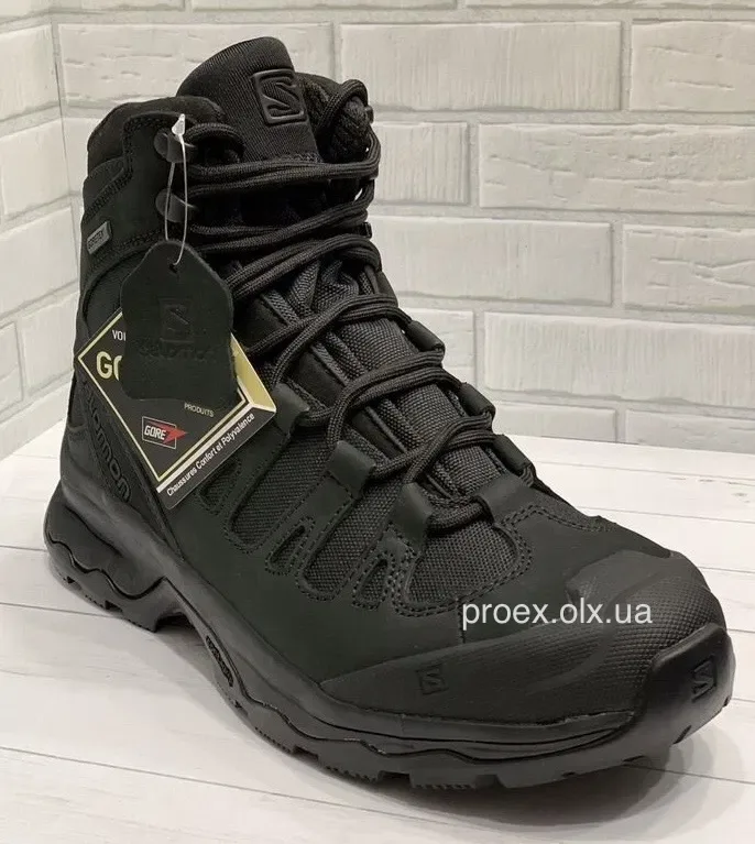SALOMON Quest 4D Forces 2 Black | Тактические ботинки | GTX | ВСУ, полиция — фото 7