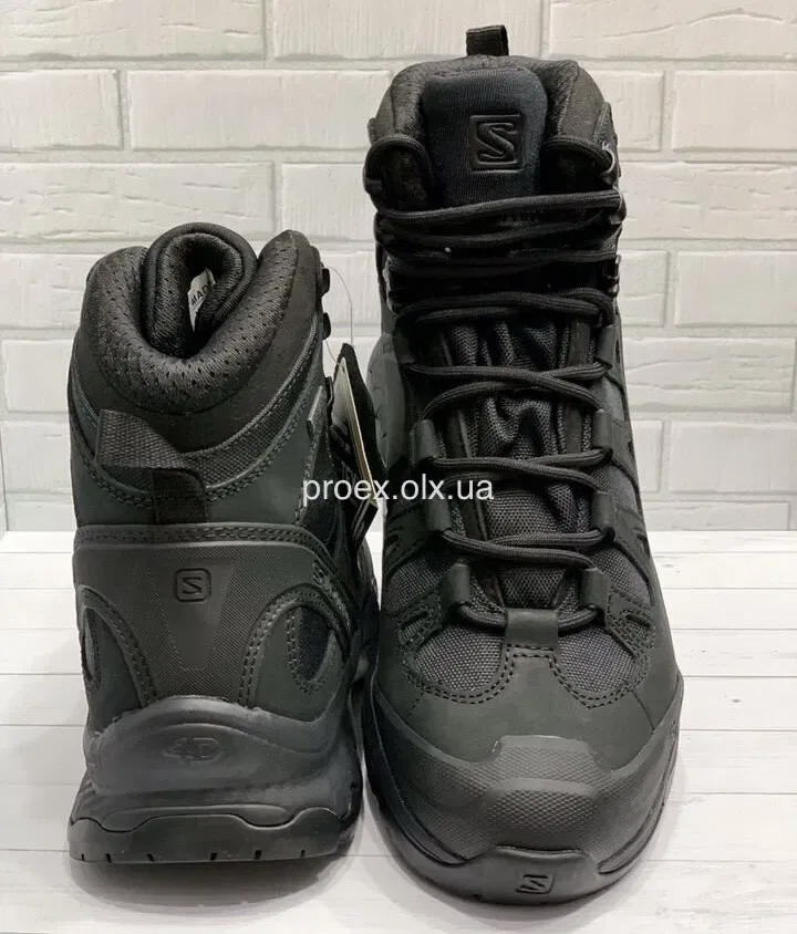 SALOMON Quest 4D Forces 2 Black | Тактические ботинки | GTX | ВСУ, полиция — фото 8