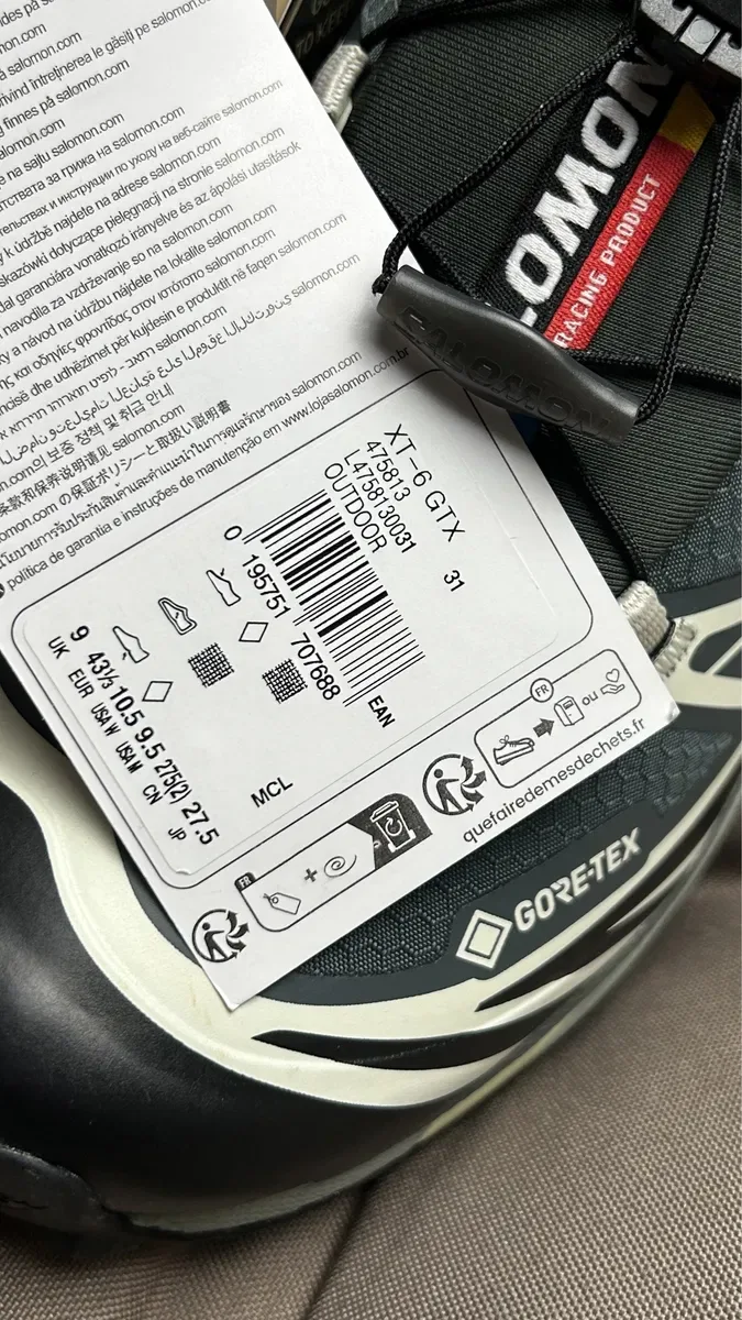 Salomon XT-6 Gore-Tex Urban Chic Black Lime Оригинал размер 44 45 42,5 43 45 44,5 — фото 8