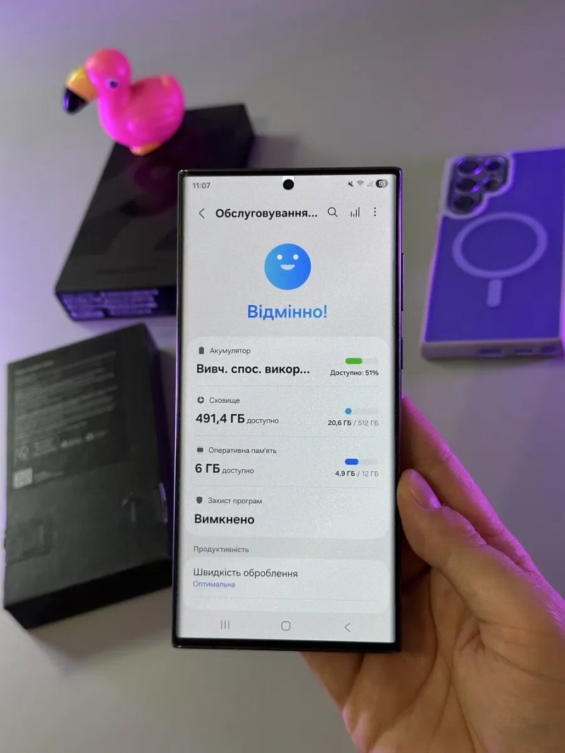 Samsung Galaxy s22 ultra 12/512 Америка snapdragon процесор 93% акумулятор — фото 7