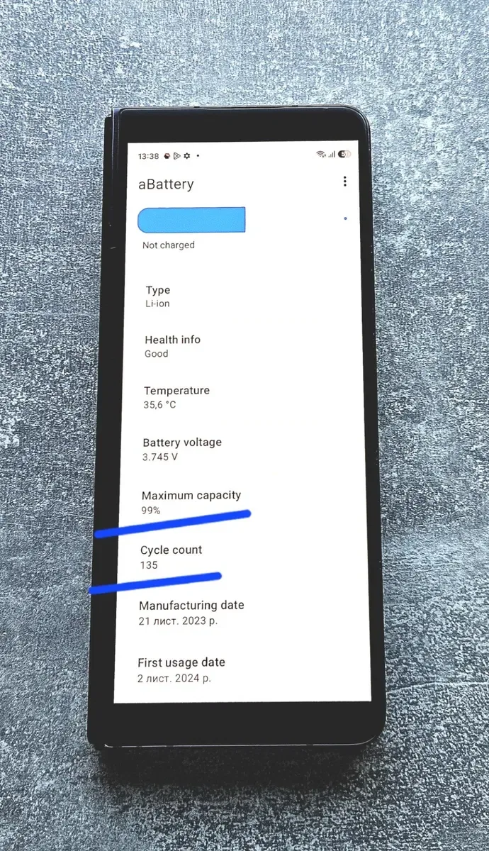 Samsung Galaxy Z FOLD 5 512Gb Phantom Black. 2 фізичні сім та eSIM. АКБ 99% (135 циклів) — фото 8