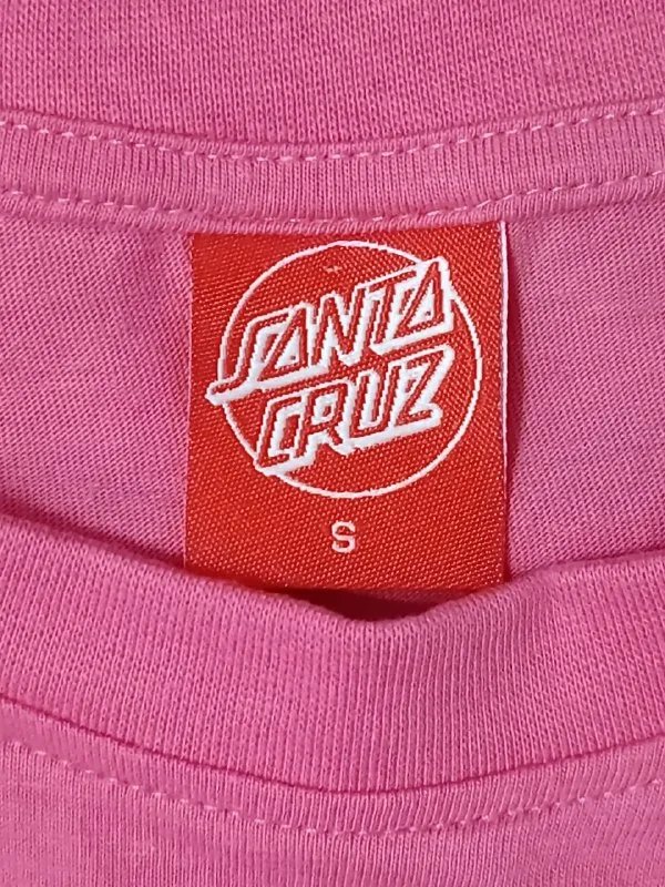 Santa Cruz Skateboards Longsleeve розовый, размер S — фото 4