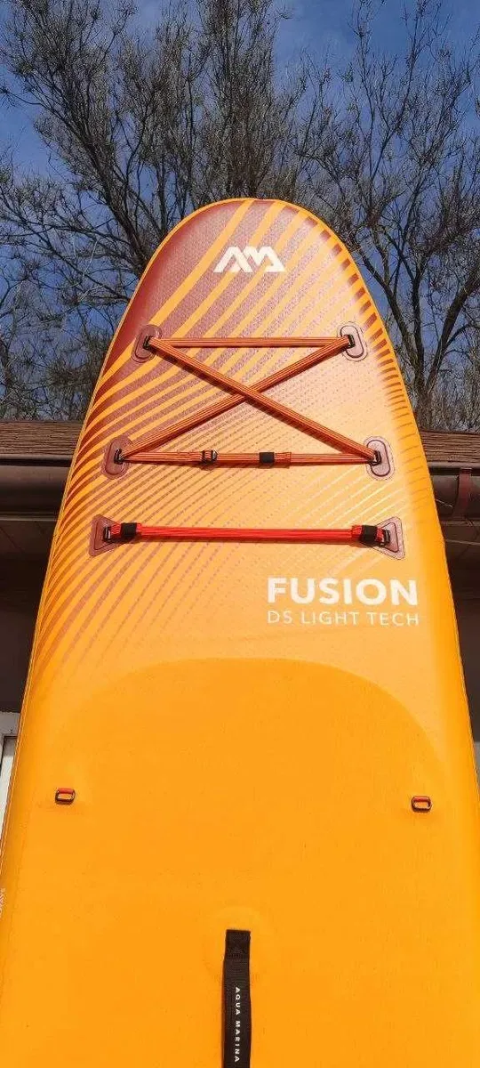 САП SUP Aqua Marina Fusion 330 доска дошка борд board Paddle SUP дошка 2 шари слоя САП доска надувна Stand Up Paddle board борд SUB SAP надувная — фото 5