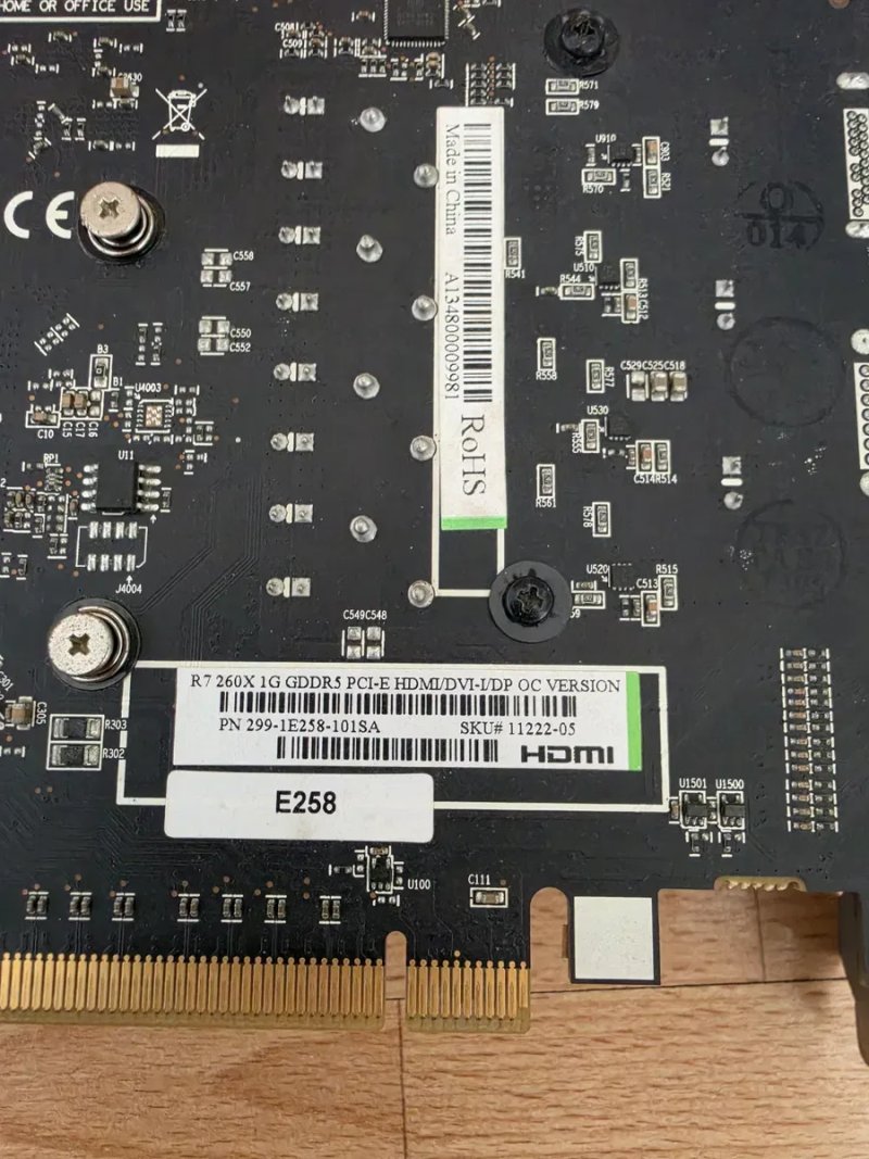 Sapphire Radeon R7 260X 1gb 128BIT GDDR5 dvi hdmi displayport Відеокарта Стан гарний — фото 6