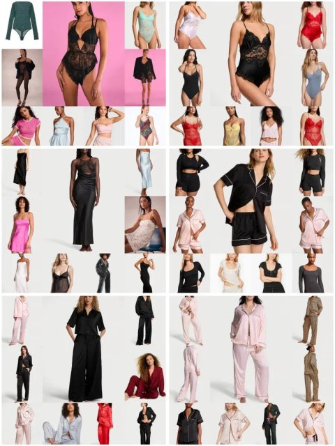 Сатинова, модалова, фланелева піжама, еро білизна Victoria's Secret VS