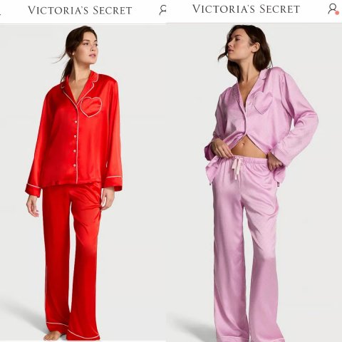 Сатинова піжама Victoria’s Secret XS, S, M, L, XL