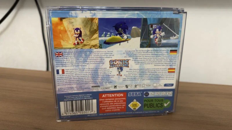 Sega Deamcast диск Sonic Adventure — фото 3