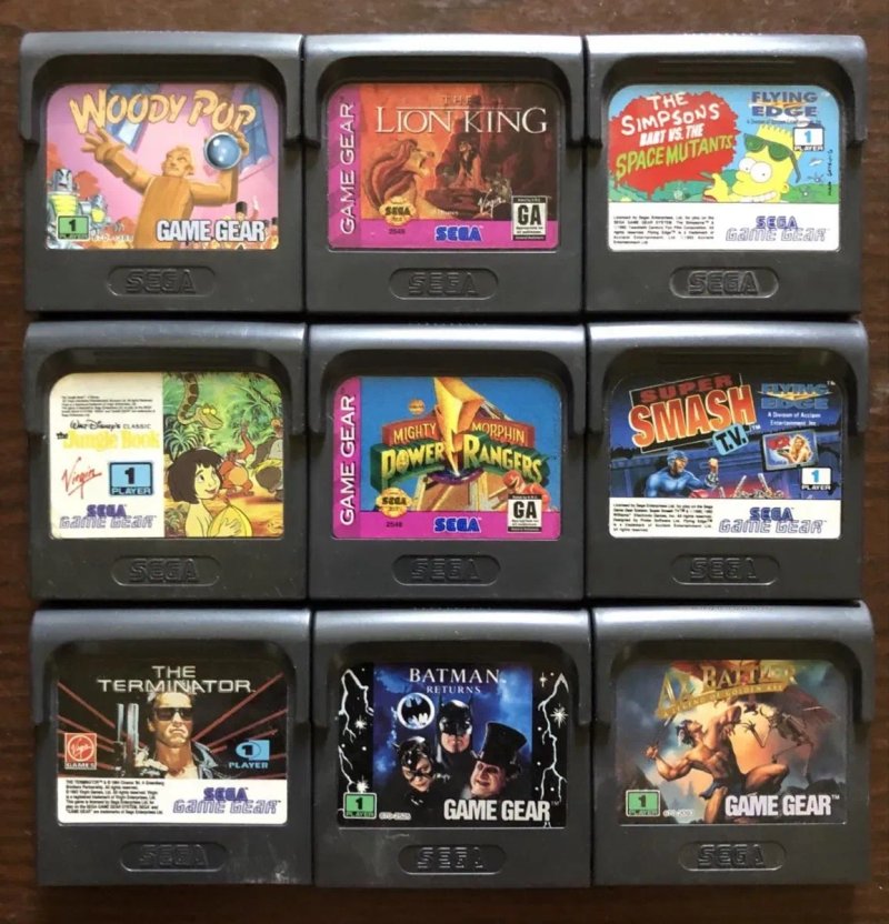 Sega Game Gear, Genesis, Mega Drive: Vectorman Mortal Kombat, Jurassic Park, The Story of Thor, Aladdin Terminator Simpsons Lion King Batman — фото 2