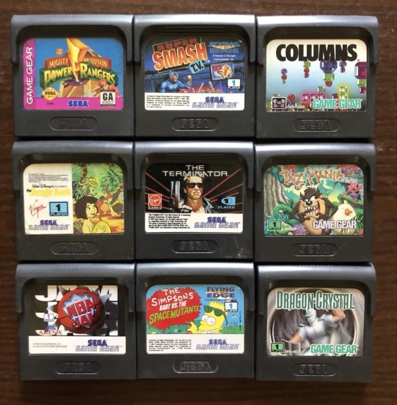 Sega Game Gear, Genesis, Mega Drive: Vectorman Mortal Kombat, Jurassic Park, The Story of Thor, Aladdin Terminator Simpsons Lion King Batman — фото 4