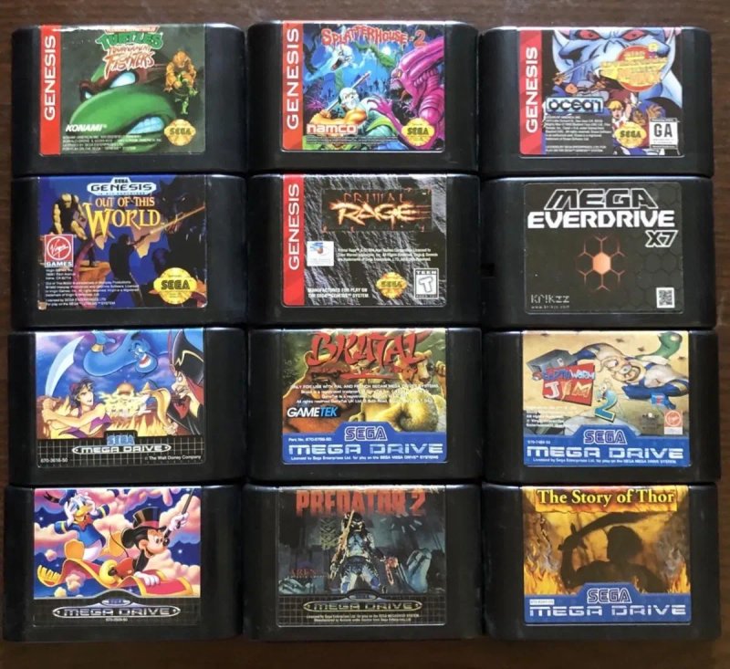 Sega Game Gear, Genesis, Mega Drive: Vectorman Mortal Kombat, Jurassic Park, The Story of Thor, Aladdin Terminator Simpsons Lion King Batman — фото 6