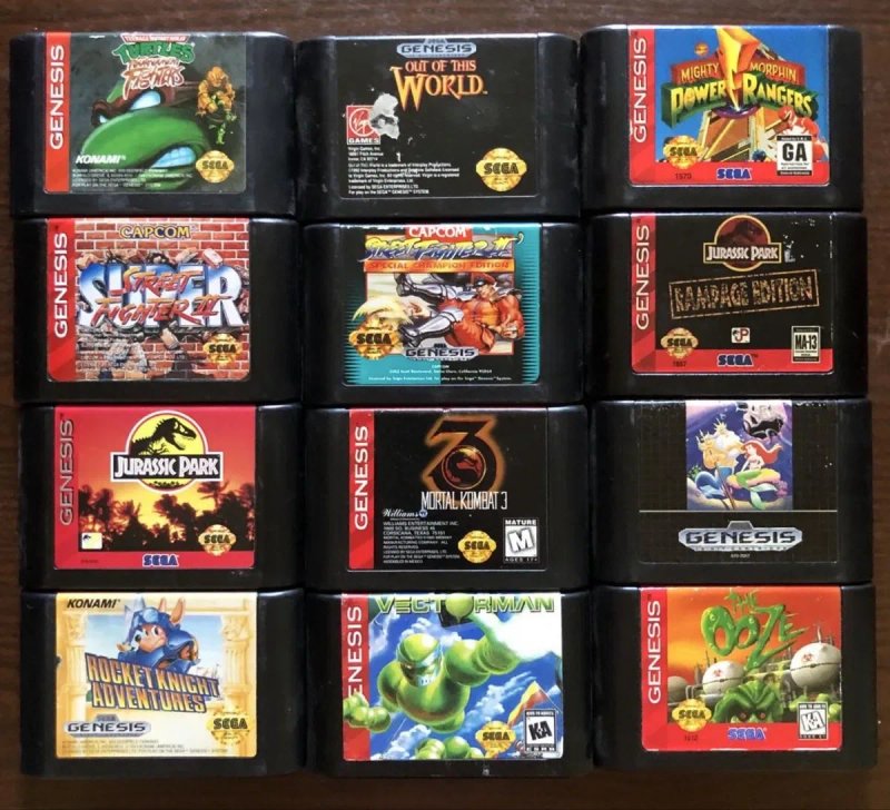 Sega Game Gear, Genesis, Mega Drive: Vectorman Mortal Kombat, Jurassic Park, The Story of Thor, Aladdin Terminator Simpsons Lion King Batman — фото 7