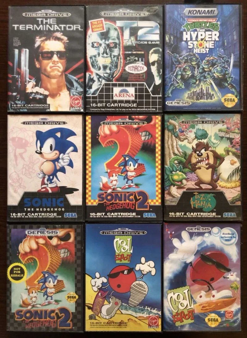 Sega Genesis, MegaDrive, Master System: Boogerman, Comix Zone, Contra, Earthworm Jim, Aladdin Liln King Vectorman Tiny Toon, Sonic Cool Spot, Pitfall — фото 5
