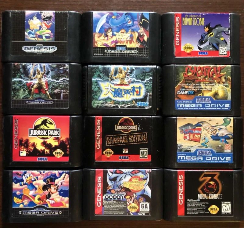 Sega Genesis, MegaDrive, Master System: Boogerman, Comix Zone, Contra, Earthworm Jim, Aladdin Liln King Vectorman Tiny Toon, Sonic Cool Spot, Pitfall — фото 8