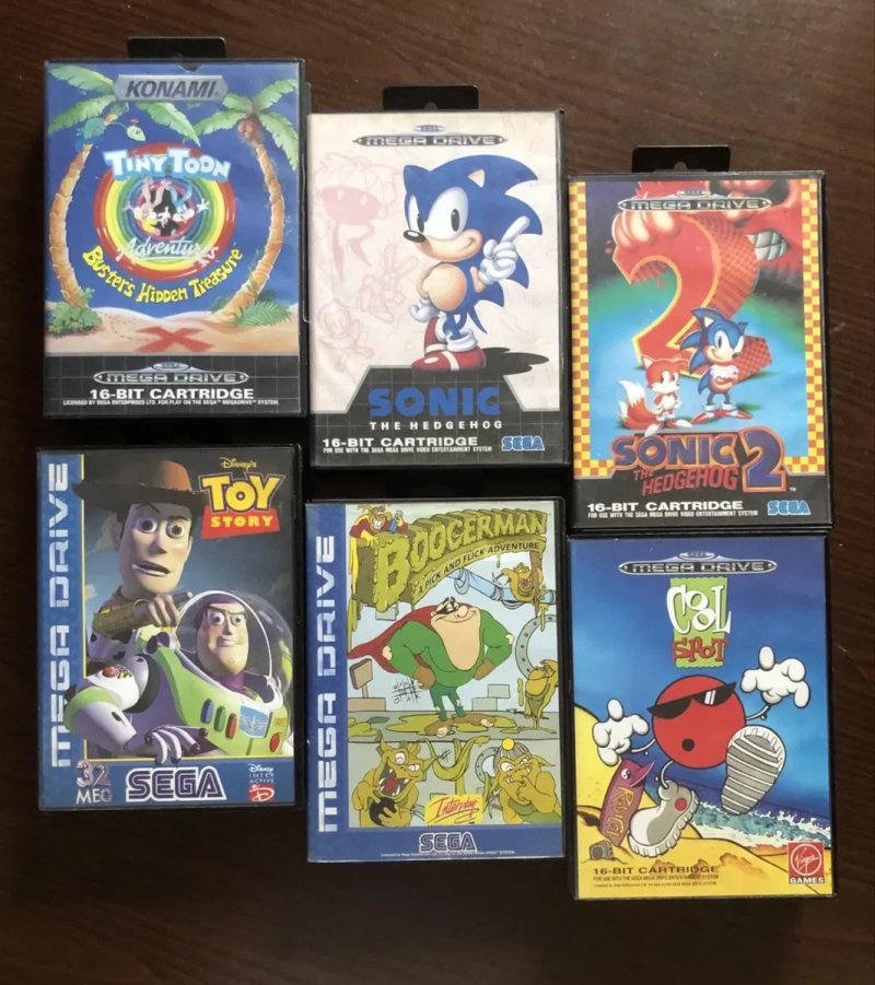 Sega MegaDdive, Genesis: Mortal Kombat, Earthworm Jim, Sonic Cool Spot, Boogerman Tiny Toon, Pitfall Comix Zone Contra Aladdin Streets of Rage — фото 2
