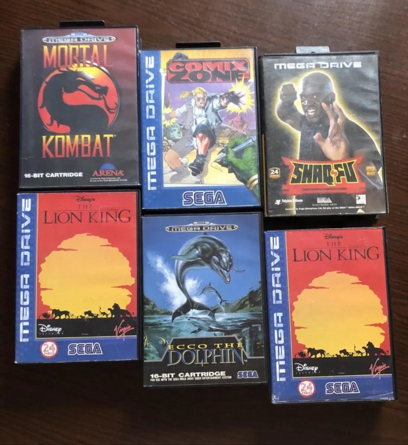 Sega MegaDdive, Genesis: Mortal Kombat, Earthworm Jim, Sonic Cool Spot, Boogerman Tiny Toon, Pitfall Comix Zone Contra Aladdin Streets of Rage — фото 3