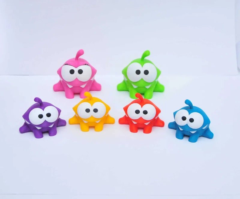 Семейство Ам Ням 6 фигурок Ам Няша + дети Om Nom omnom амням нямням — фото 3