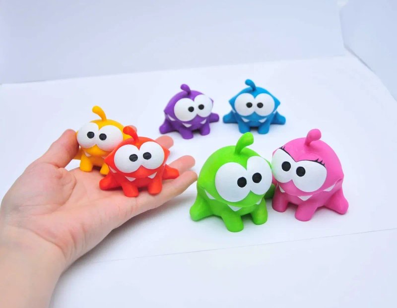 Семейство Ам Ням 6 фигурок Ам Няша + дети Om Nom omnom амням нямням — фото 4