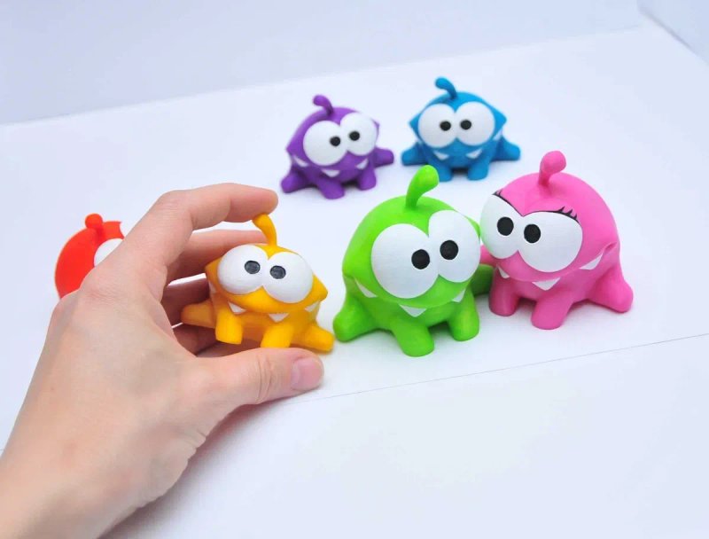 Семейство Ам Ням 6 фигурок Ам Няша + дети Om Nom omnom амням нямням — фото 5
