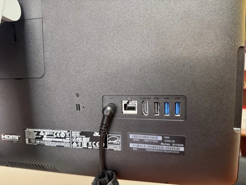 Сенсорний моноблок Acer CA24I / Celeron 3215U / 4GB / 16GB SSD / 24"/ ChromeOS — фото 7
