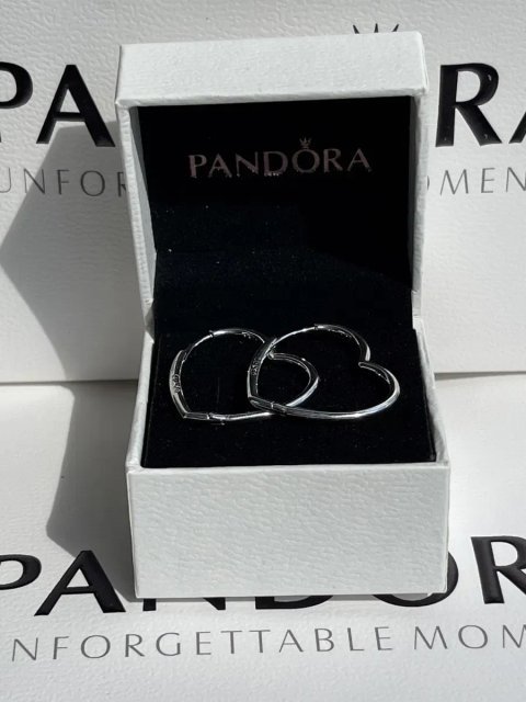 Сережки Pandora по супер ціні ( срібні і позолчені)