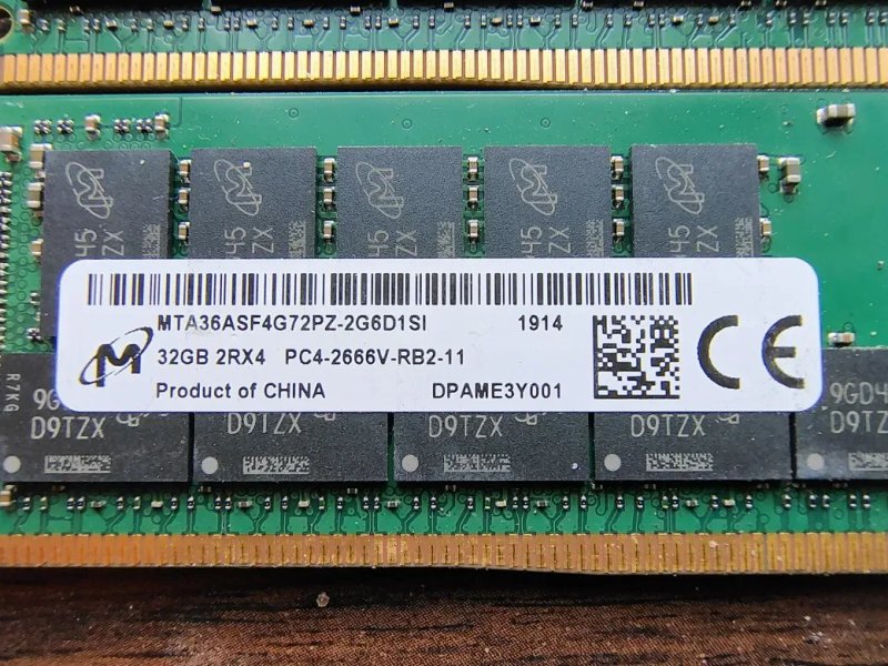 Серверна DDR4 DDR3 32GB 16Gb 8Gb 4Gb ECC reg 3200 2933 2666 2400 2133 12800 — фото 2