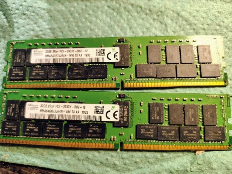 Серверна DDR4 DDR3 32GB 16Gb 8Gb 4Gb ECC reg 3200 2933 2666 2400 2133 12800 — фото 6