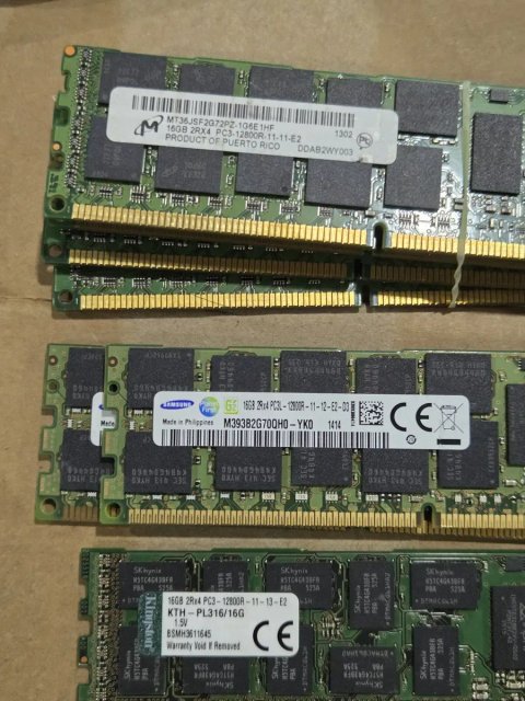 Серверна оперативна память DDR3 REG ECC 8gb 16gb і 32gb частота 1333 1600  1866мгц