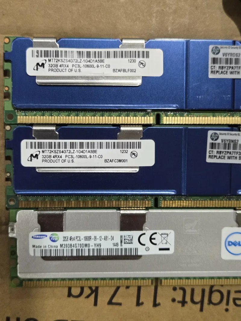 Серверна оперативна память DDR3 REG ECC 8gb 16gb і 32gb частота 1333 1600  1866мгц — фото 2