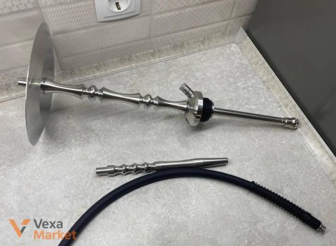 Шахта Sky Hookah Classic, мундштук Karma, мундштук Rider, чаша Tiaga, меласоуловлювач, щипці, персональний мундштук