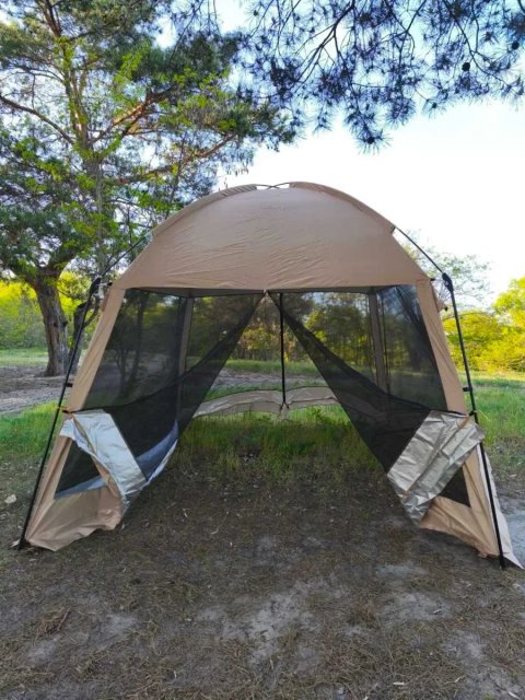 Шатер 3,3*3,3м х 2.4 м. З москітними сітками.  Новий та  БУ.