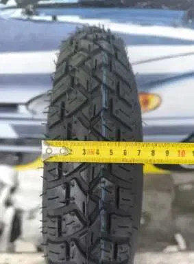 Шина з камерою 3.00-10 шипована Тайвань на скутер SC TYRE-124 — фото 4