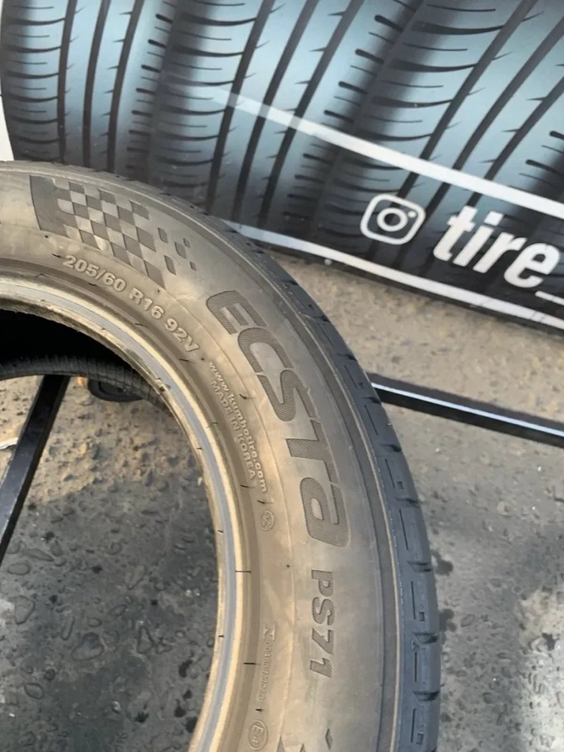 Шини 205/60 R16 Kumho літо  6/6,2  мм — фото 7