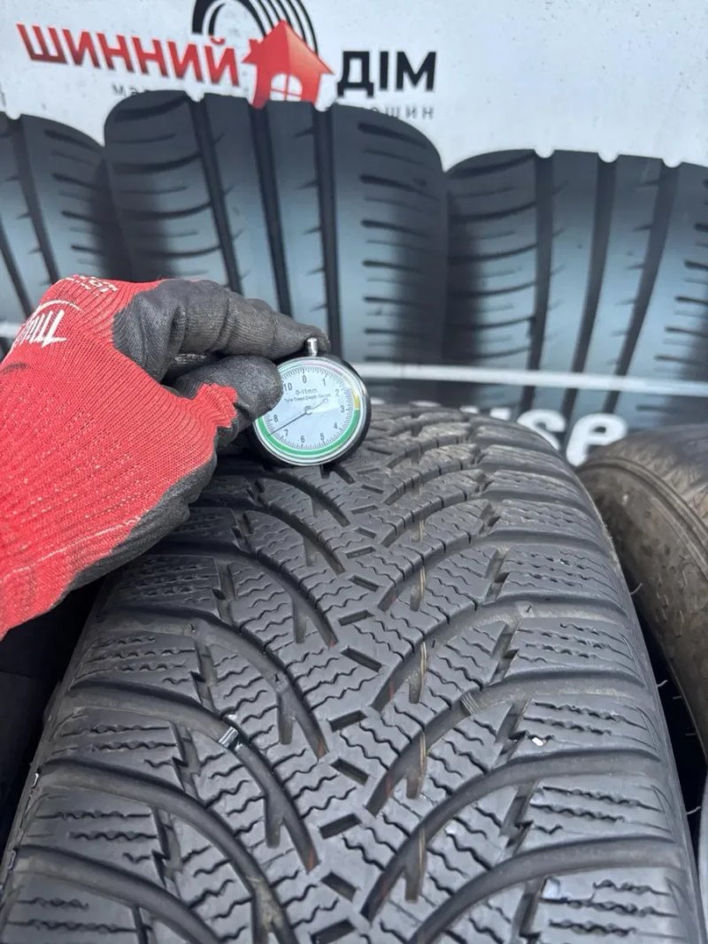 Шини 215/60 R16 Kumho 2024 рік зима, 7,5/8 мм — фото 4