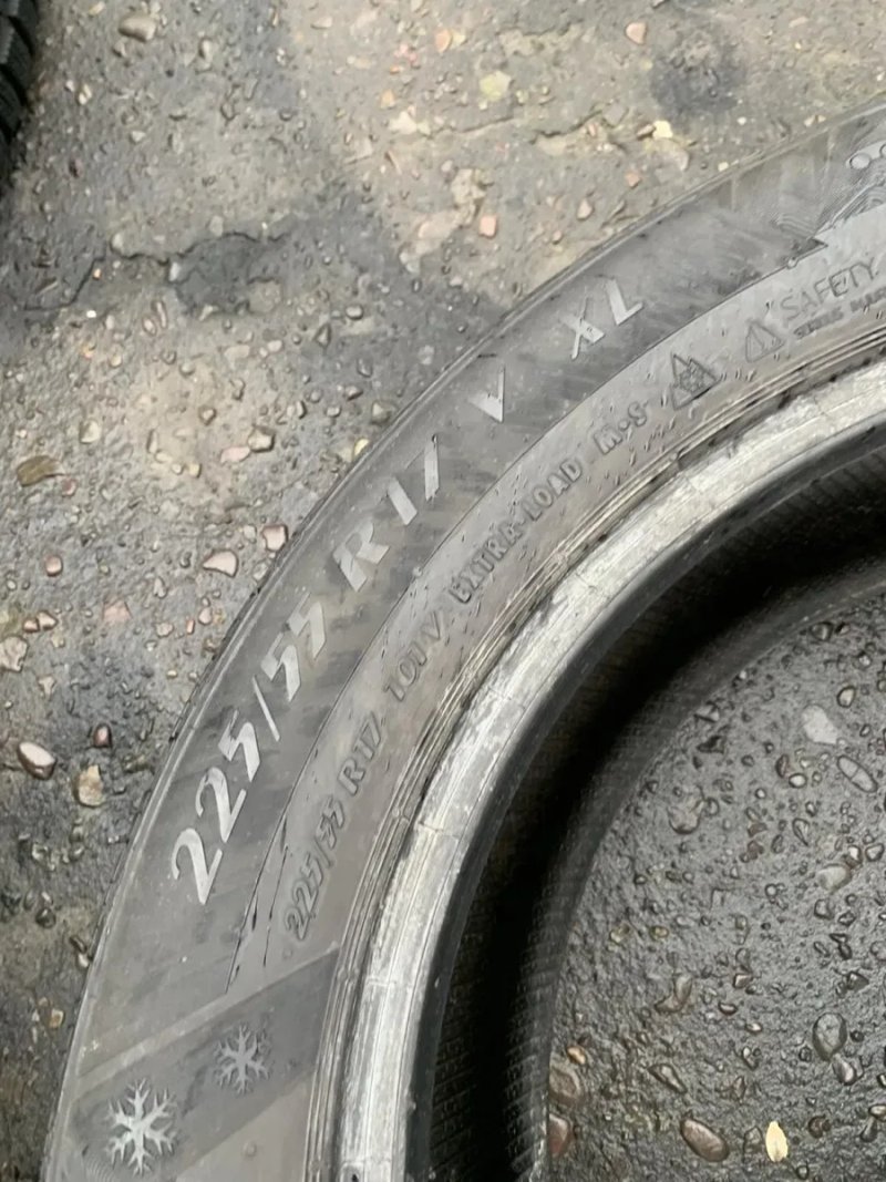 Шини 225/55 R17 пара Matador 7мм, зима, — фото 6