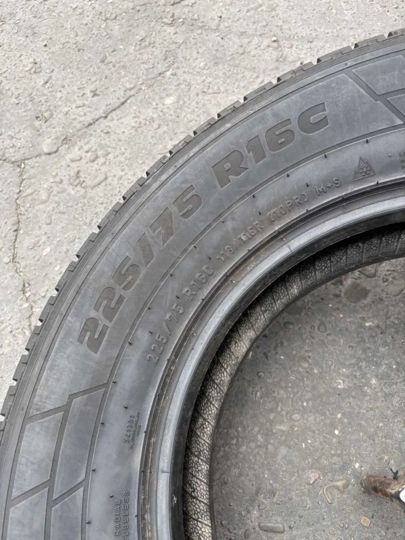 Шини 225/75 R16C Pirelli  7,9-9,9мм зима — фото 6