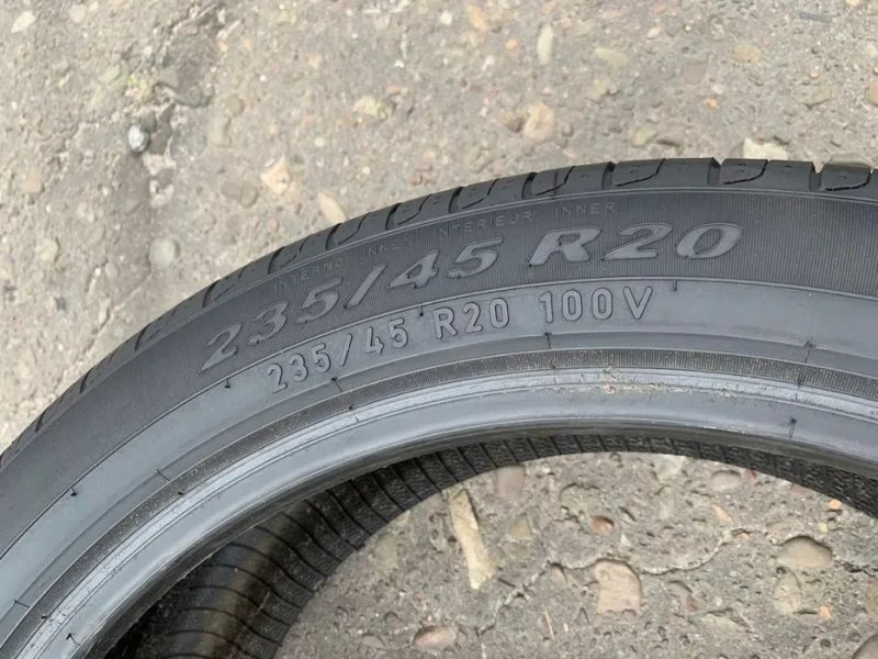 Шини 235/45 R20 Pirelli літо 2021/2019 рік,6,6 мм — фото 6